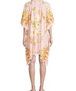 Farm Rio Tangerine Dream Pom-Pom Cover Up -Farm Rio And Pom Pom at Home Sales unnamed file 940