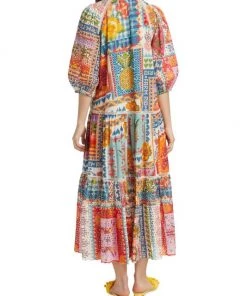 Farm Rio Summer Stitches Eyelet Maxi Dress 13 Farm Rio Summer Stitches Eyelet Maxi Dress -Farm Rio And Pom Pom at Home Sales unnamed file 946