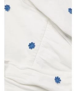 Farm Rio Flower-Embroidered Cotton Crop Top -Farm Rio And Pom Pom at Home Sales unnamed file 955