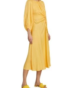 Farm Rio Piping Cut-Out Midi-Dress -Farm Rio And Pom Pom at Home Sales unnamed file 959