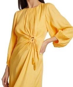 Farm Rio Piping Cut-Out Midi-Dress -Farm Rio And Pom Pom at Home Sales unnamed file 961