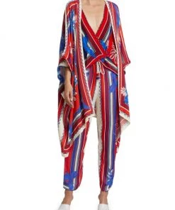 Farm Rio Macaw-Print Kimono -Farm Rio And Pom Pom at Home Sales unnamed file 988